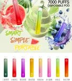 LIMI 7000口拋棄式電子煙｜大容量持久體驗