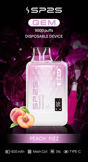 SP2S GEM 9000口拋棄式電子煙|高清顯示屏|持久煙感|精緻設計-3 SP2S GEM 9000口拋棄式電子煙|高清顯示屏|持久煙感|精緻設計-3