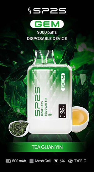 SP2S GEM 9000口拋棄式電子煙|高清顯示屏|持久煙感|精緻設計-6 SP2S GEM 9000口拋棄式電子煙|高清顯示屏|持久煙感|精緻設計-6