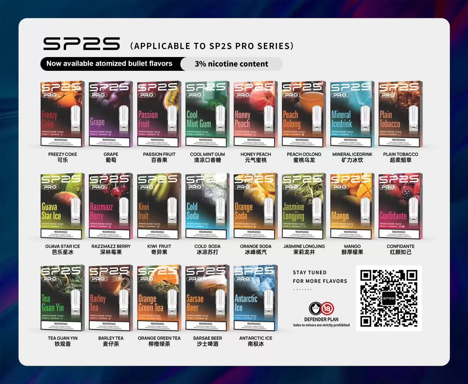 SP2S 思博瑞一代電子煙煙彈|3入裝|多種口味選擇|正品保障-1 SP2S 思博瑞一代電子煙煙彈|3入裝|多種口味選擇|正品保障-1