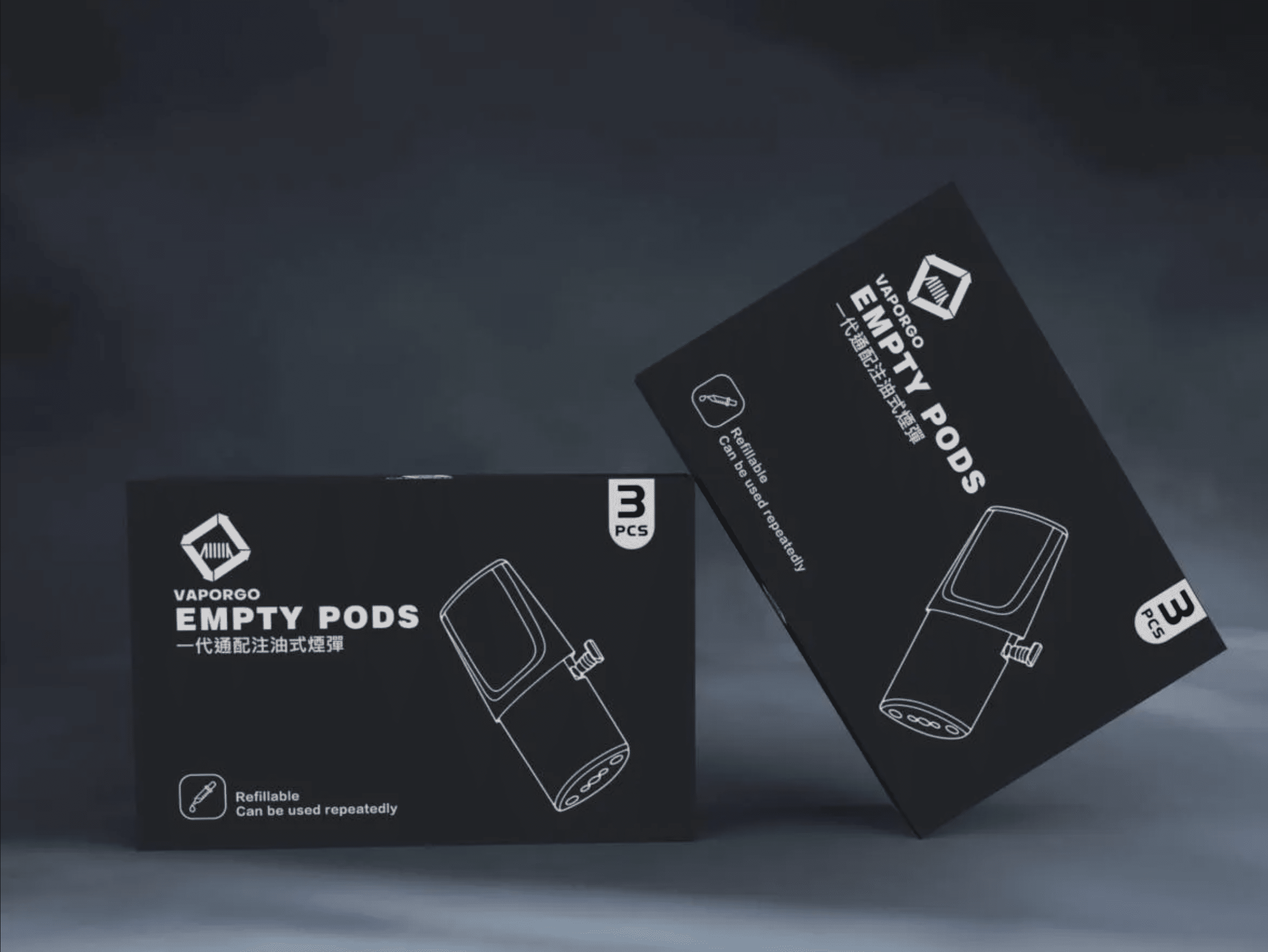 LANA 2ml空倉彈3入組｜兼容RELX、SP2等多品牌｜可重複加油｜一代主機適用-1