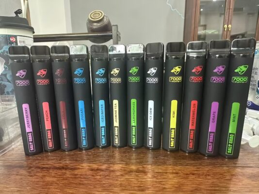 SALT SHAQ 鯊克7000口拋棄式煙桿｜持久續航・經典口感-2
